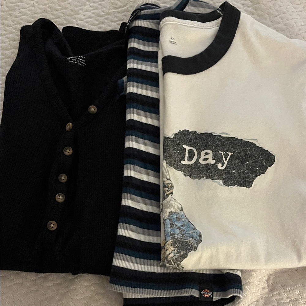 Three women’s shirts